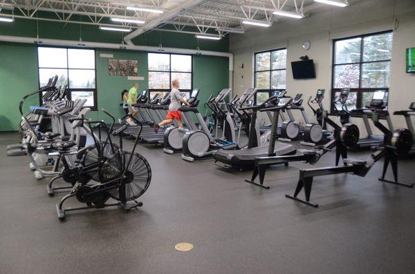 We have enough cardio equipment to keep your heart happy (see what I did there? cardio? heart happy? haha)