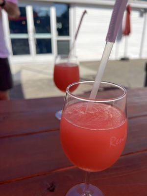 Wine slushies we're great for this summer heat!