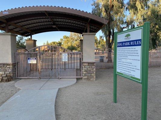 Dog park at Gene Reid Park in Tucson, AZ 11/27/21