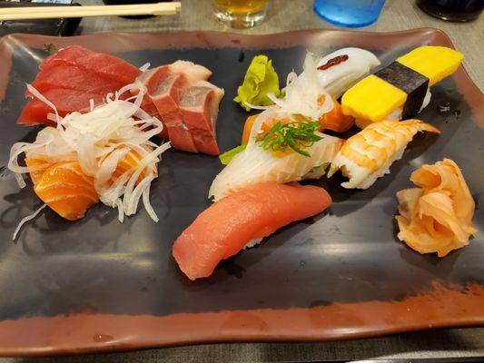 Sushi and Sashimi Combination