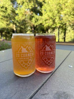 Hazy IPA  and Dragon Fruit Cider