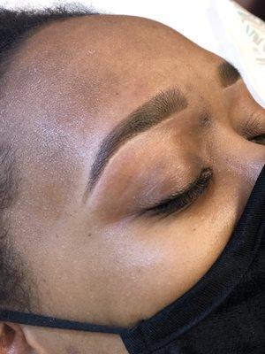 Eyebrow wax & tint