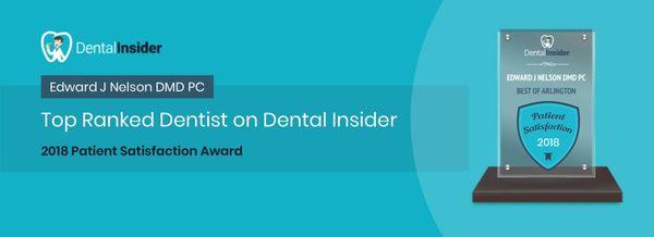 Top Ranked Dentist on Dental Insider