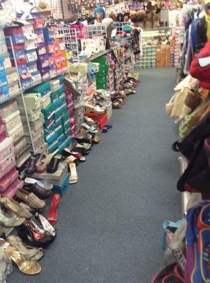 All kinds of shoes