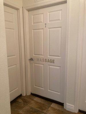 Massage room