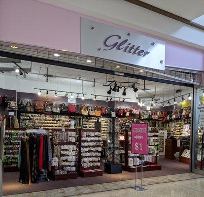 Glitter Girl in the Eastridge Mall, Gastonia