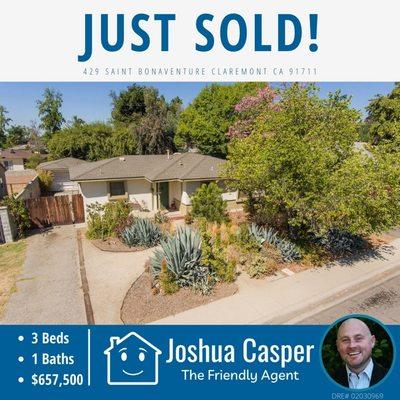 Another Claremont Home Sold!