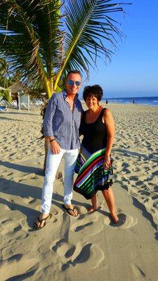 Colin Cowie and me!  W.O.W. Certification in Puerto Vallarta