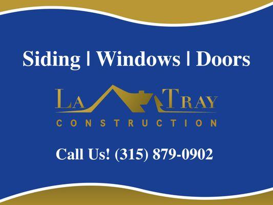 We specialize in, Siding, Windows & Doors! Give us a call 315-879-0902!