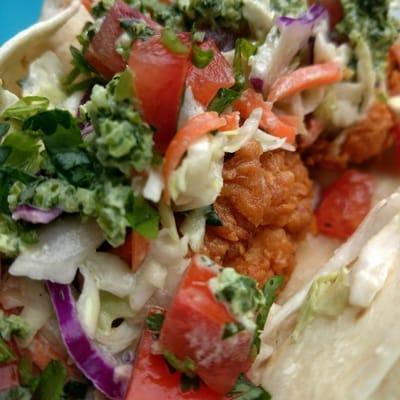 Chicken Strip Taco: Detail