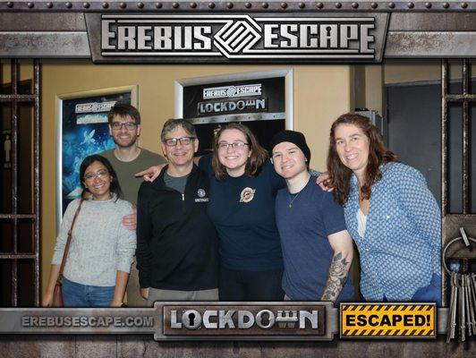 We escaped!!! Great time!