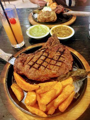 T-Bone steak. I love it.