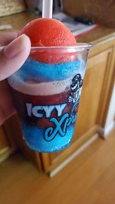 Cherry and blueberry icy!