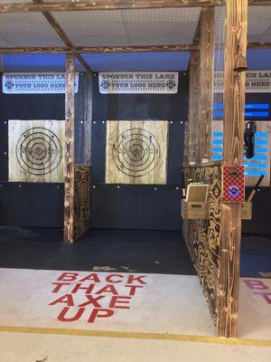 Range with wood target