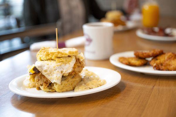 The Five & Dime Biscuit Sandwich at Maple Street Biscuit Company