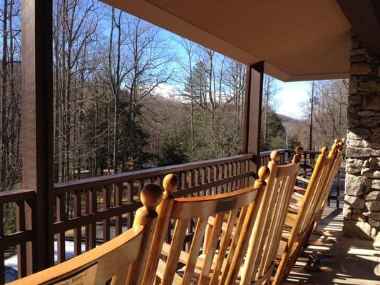 Rocking chair lounge.