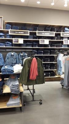 Levi's jeans on display at Charlotte Premium Outlets