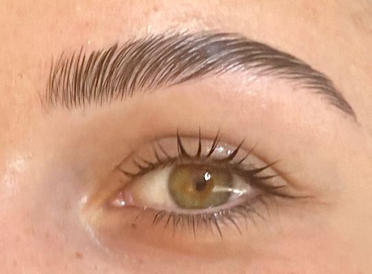 Brow lamination & lash lift