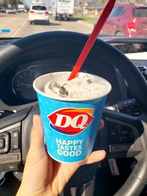 $0.85 small blizzard with app || IG: @misspiggyeats