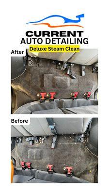 Deluxe interior steam clean