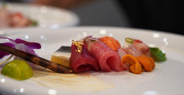 Sashimi assorted  by chef Young, cafe ile, Tysons