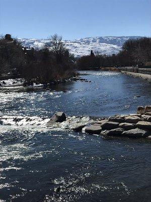 Truckee river by Wingfield Park