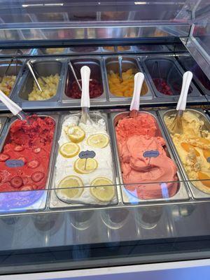 Our sorbet options