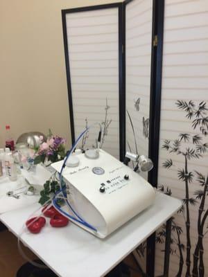 It is the facial room & microdermabrasion