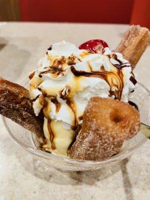 Churro sundae