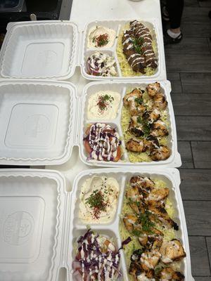 Chicken Kebab/ Beef Kebab Plate