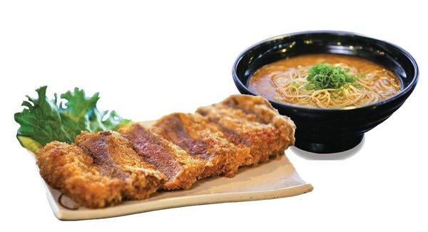 Excited to share with you another new item coming soon: New York Steak Cutlet Ramen!