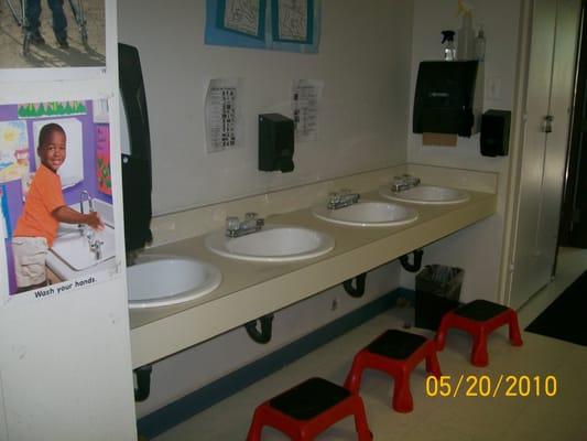 kidsize sinks and toilets