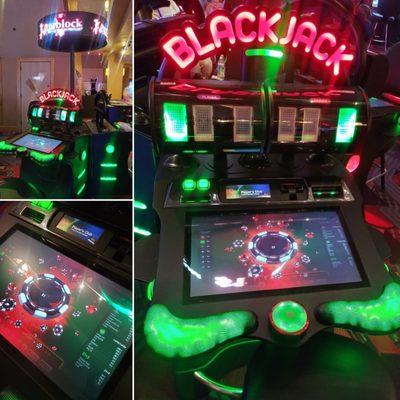 In addition to Live Blackjack, we also offer Electronic Blackjack