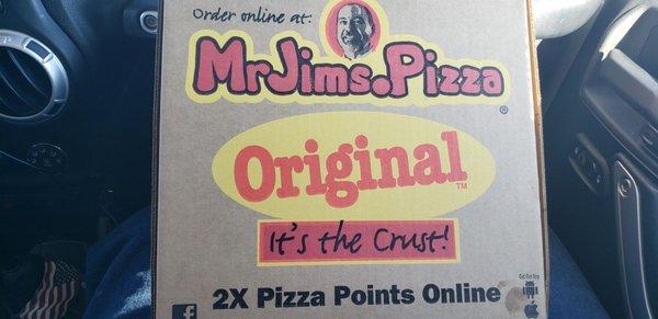 Mr Jim's pizza is great.