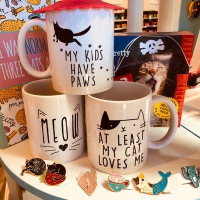 A wide assortment of gifts for your favorite cat lover.