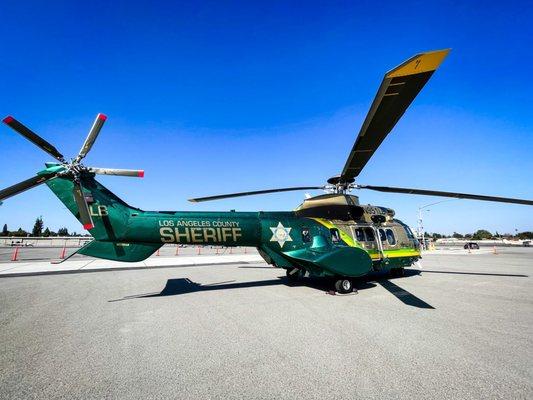 Sheriff rescue team stopped by the airport for breakfast