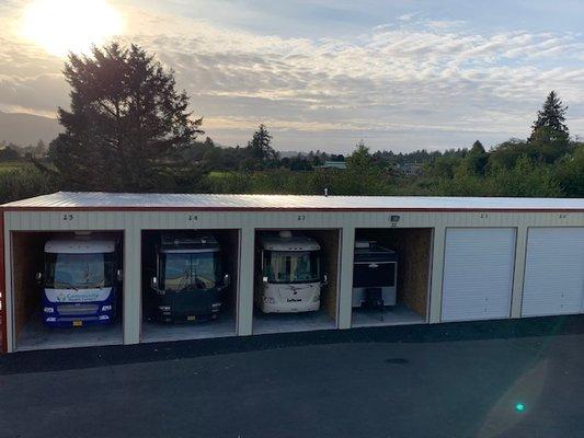 Field of Dreams RV Storage Established in 2019. These RV storage's were built to accommodate up to 45 ft. RV's. The units are heated with c