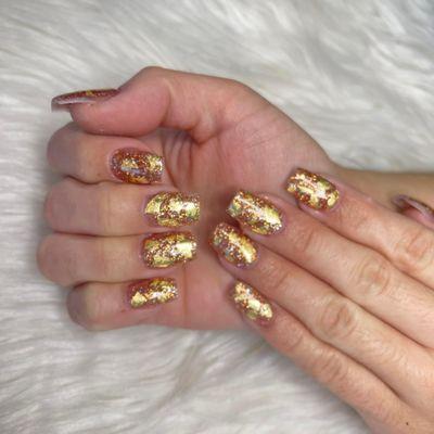 Beautiful nails for new year party!