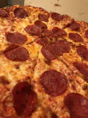 Pepperoni pizza