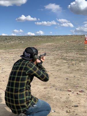 Shooting the Govt. 40-75 lever action found at Idaho Gun & Outdoor.