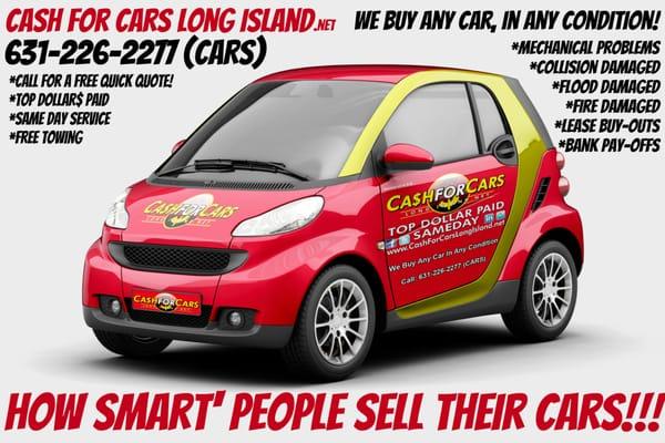 Cash For Cars Long Island, Sell Car Long Island, Junk Cars Long Island - 631-226-2277 (CARS)