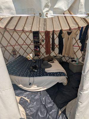 My yurt for Pennsic 2024