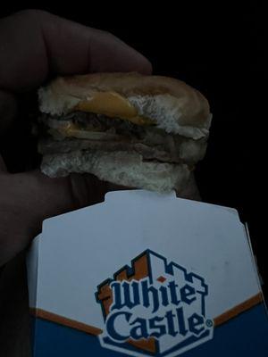 Double with cheese and  jalapeño excellent