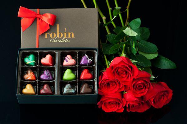 Pure romance for Valentine's Day - say 'I Love You' with chocolate!