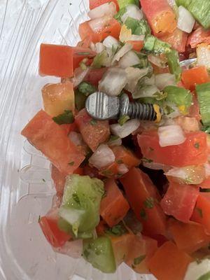 Screw in our pico de gallo