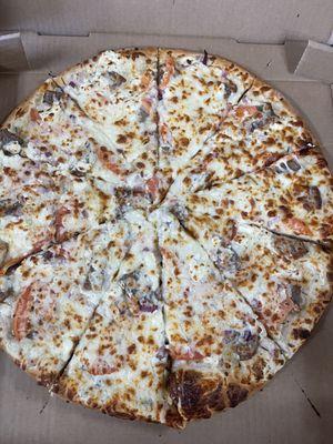 Greek pizza