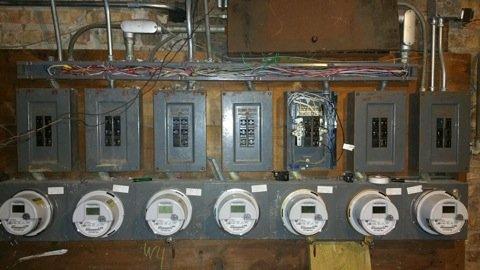 7 panel 400amp service before