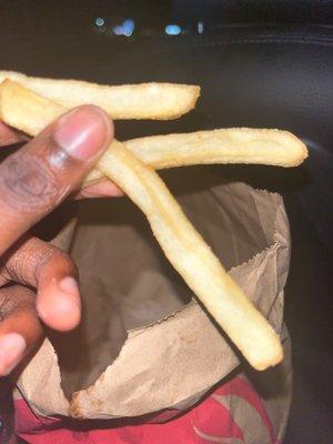 Disgusting smelly french fries.