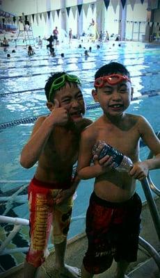 The indoor pool at Family Fitness Center.