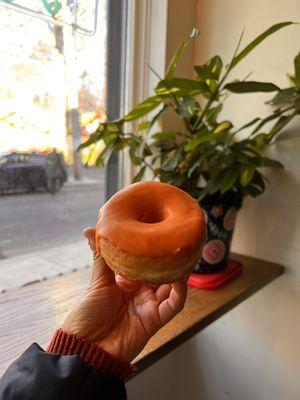 Thai Tea Vanilla Glazed Donut